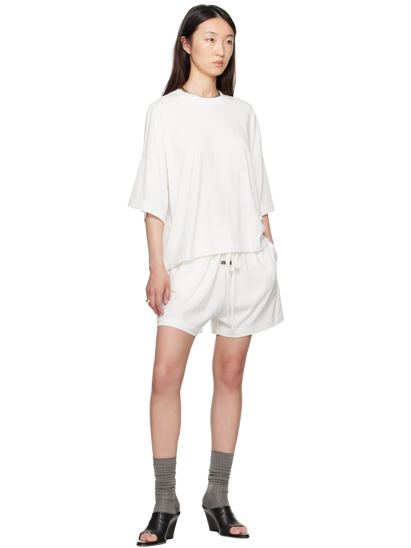 ESSENTIALS White Soccer Shorts outlook