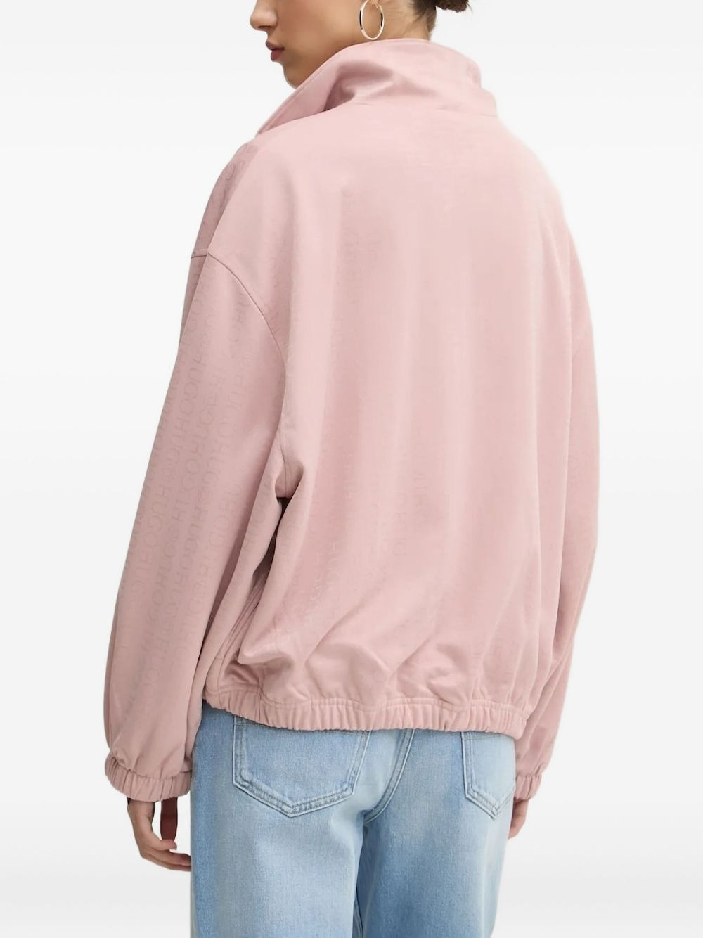 logo-jacquard sweatshirt - 2