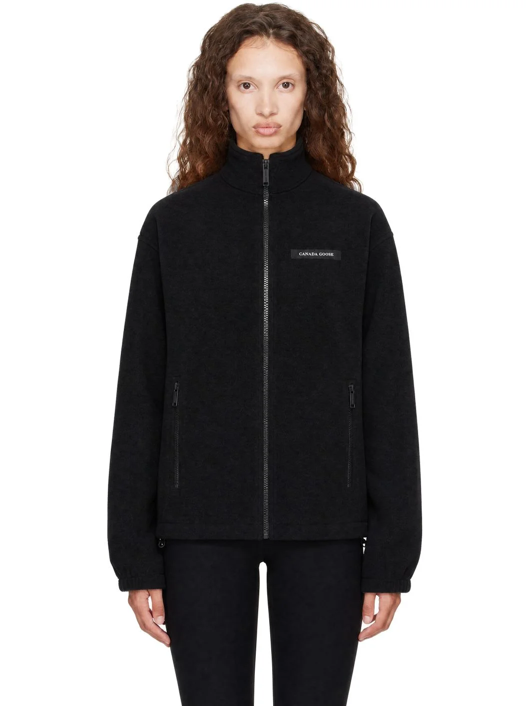 Black Tayen Fleece Jacket - 1