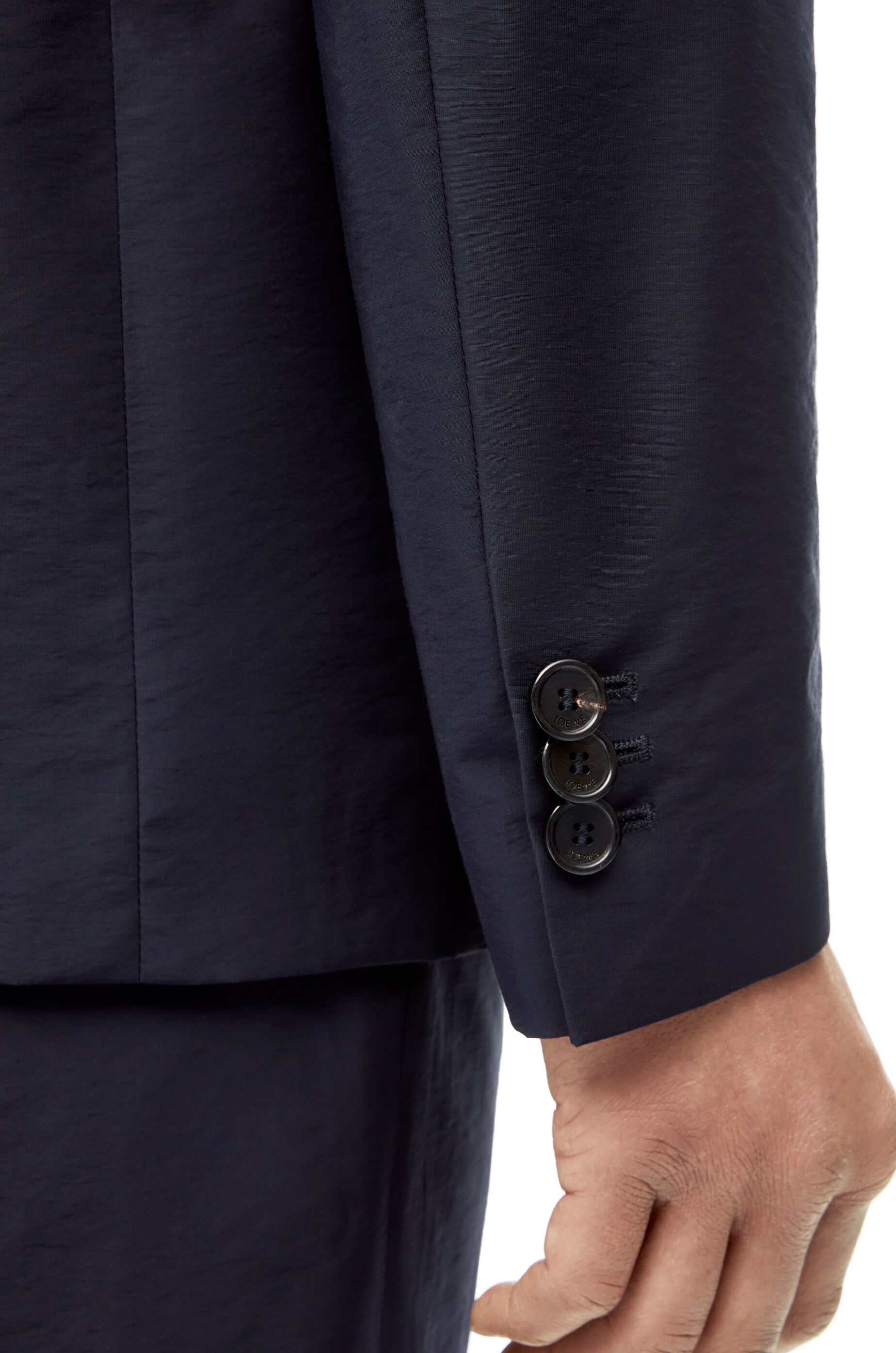Double-breasted jacket in technical wool - 5