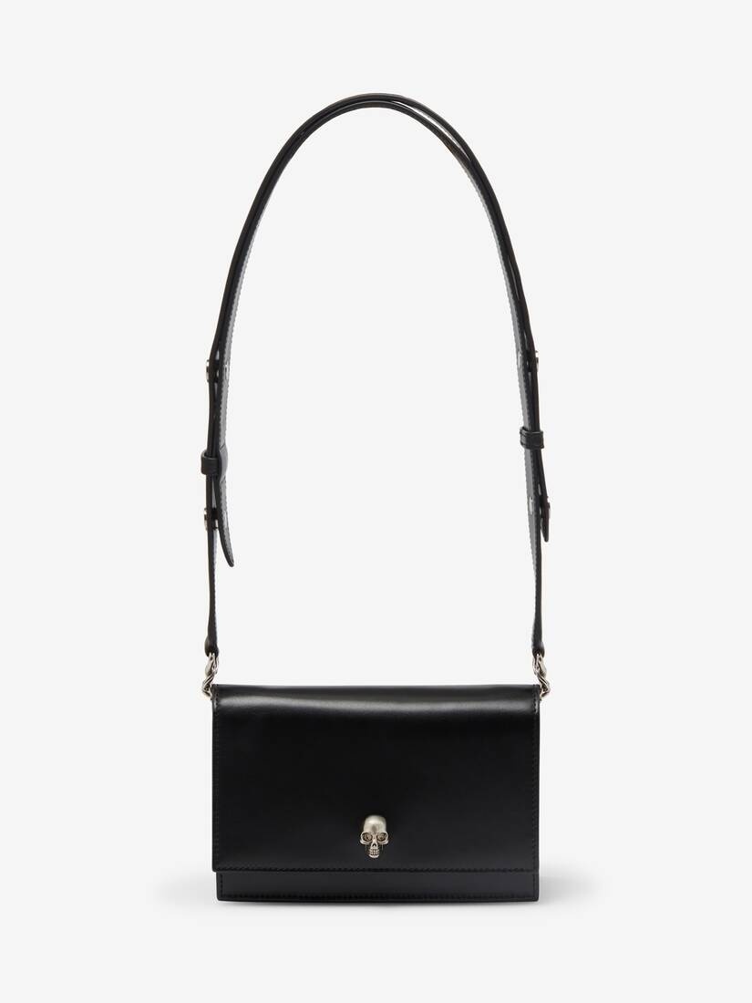 Women's Small Skull Bag in Black - 4