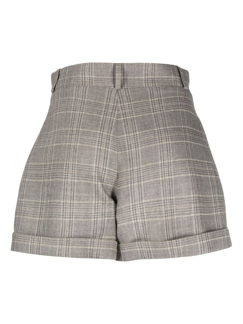 Kudebi plaid-check shorts - 2