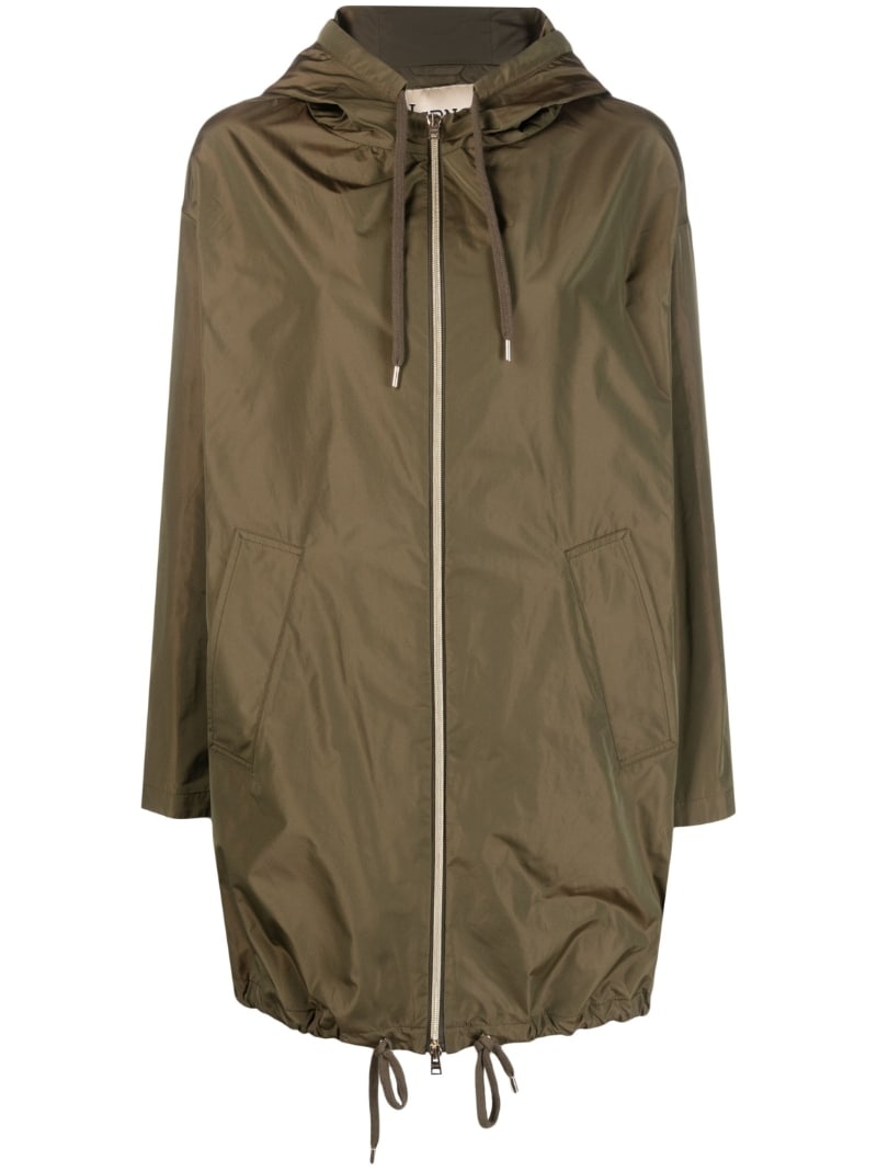 drawstring-design raincoat - 1