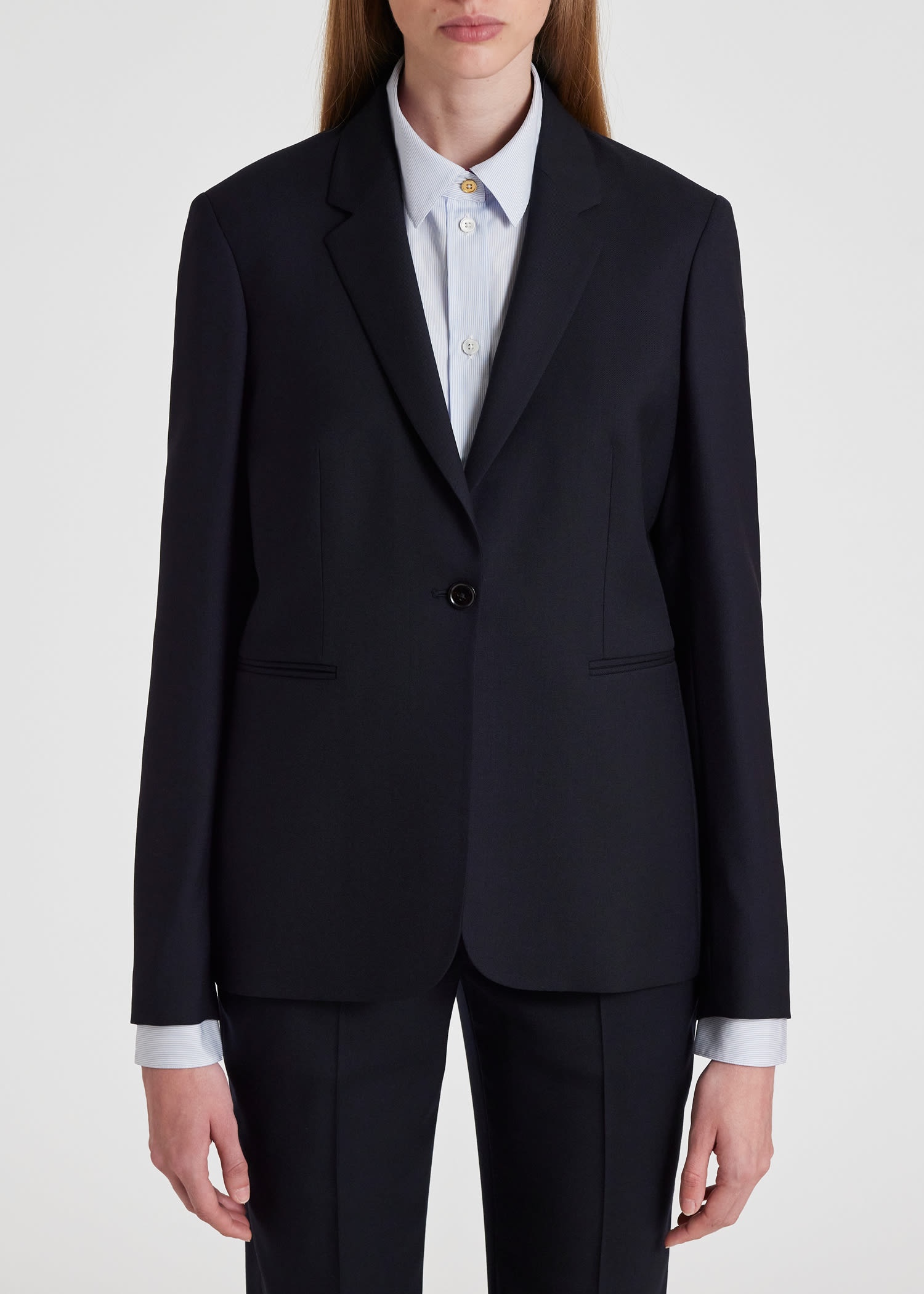 A Suit To Travel In - One-Button Wool Blazer - 5