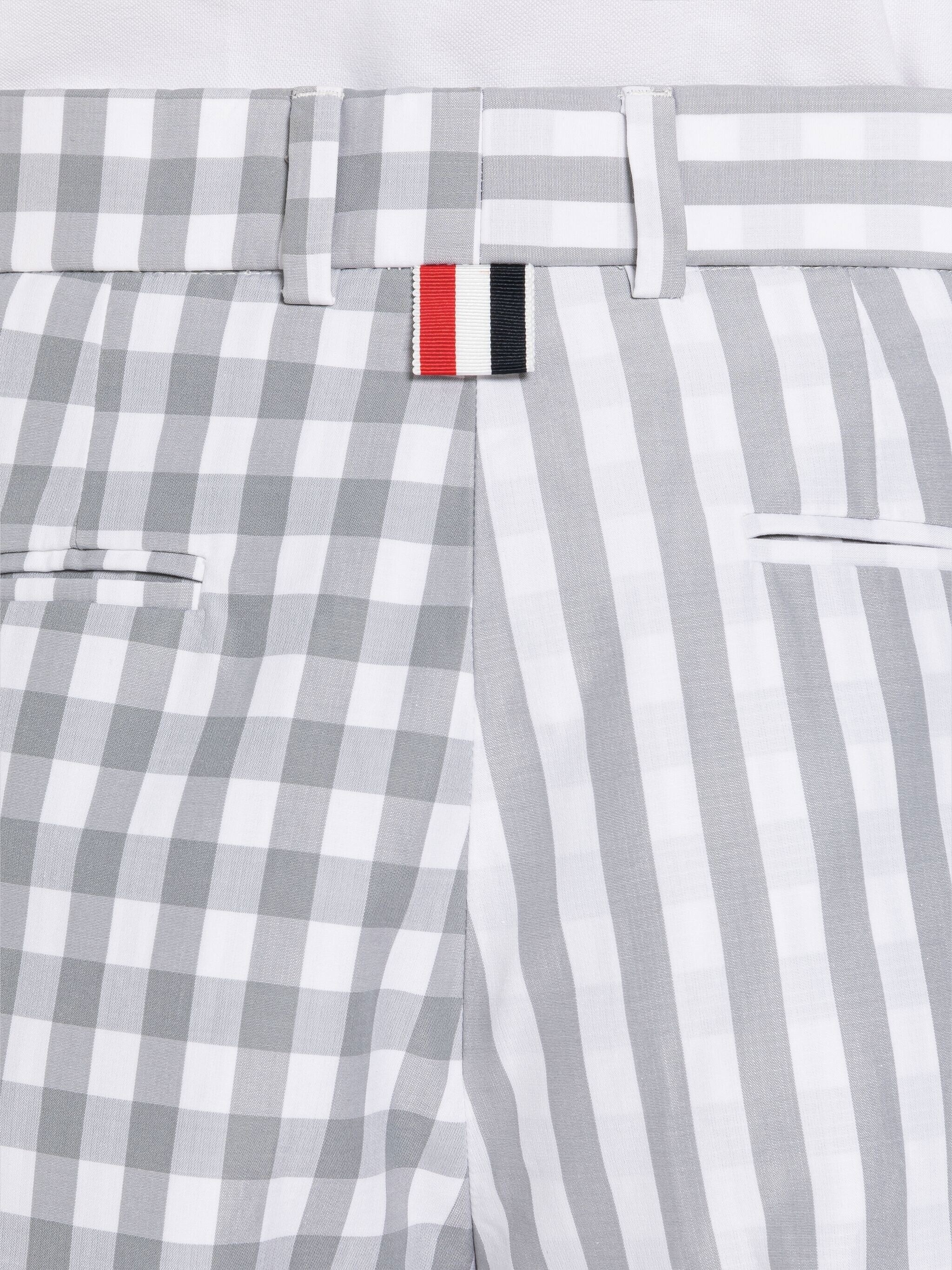Fun-Mix Gingham Double Face Poplin Sack Short - 6