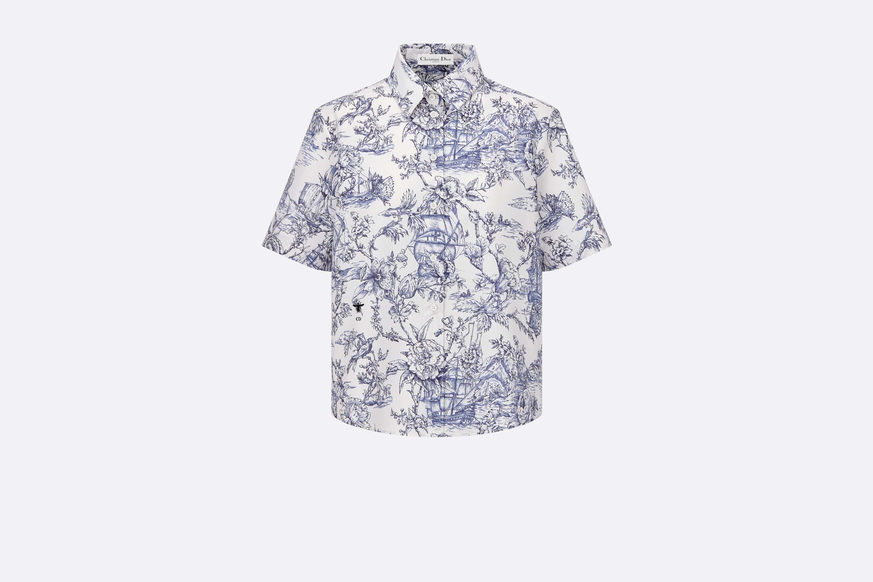 Short Buttoned Blouse - 1