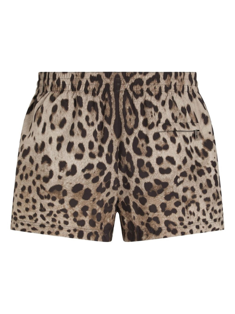 Dolce & Gabbana leopard-print swim shorts outlook