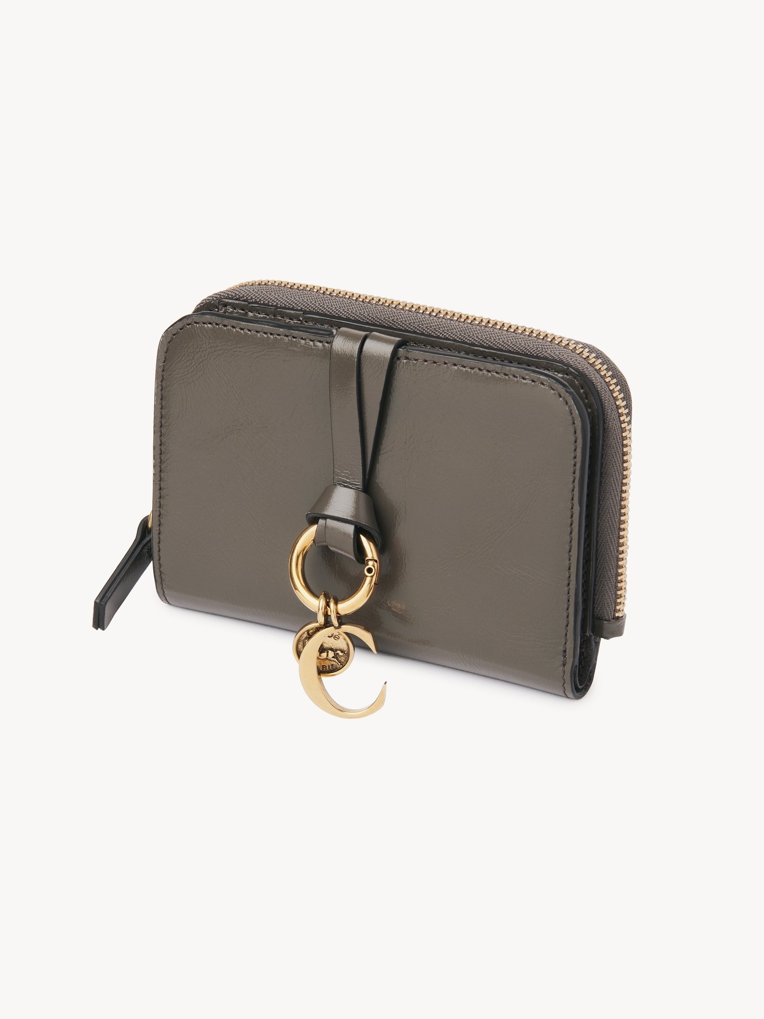 ALPHABET BIFOLD WALLET IN SHINY LEATHER - 2