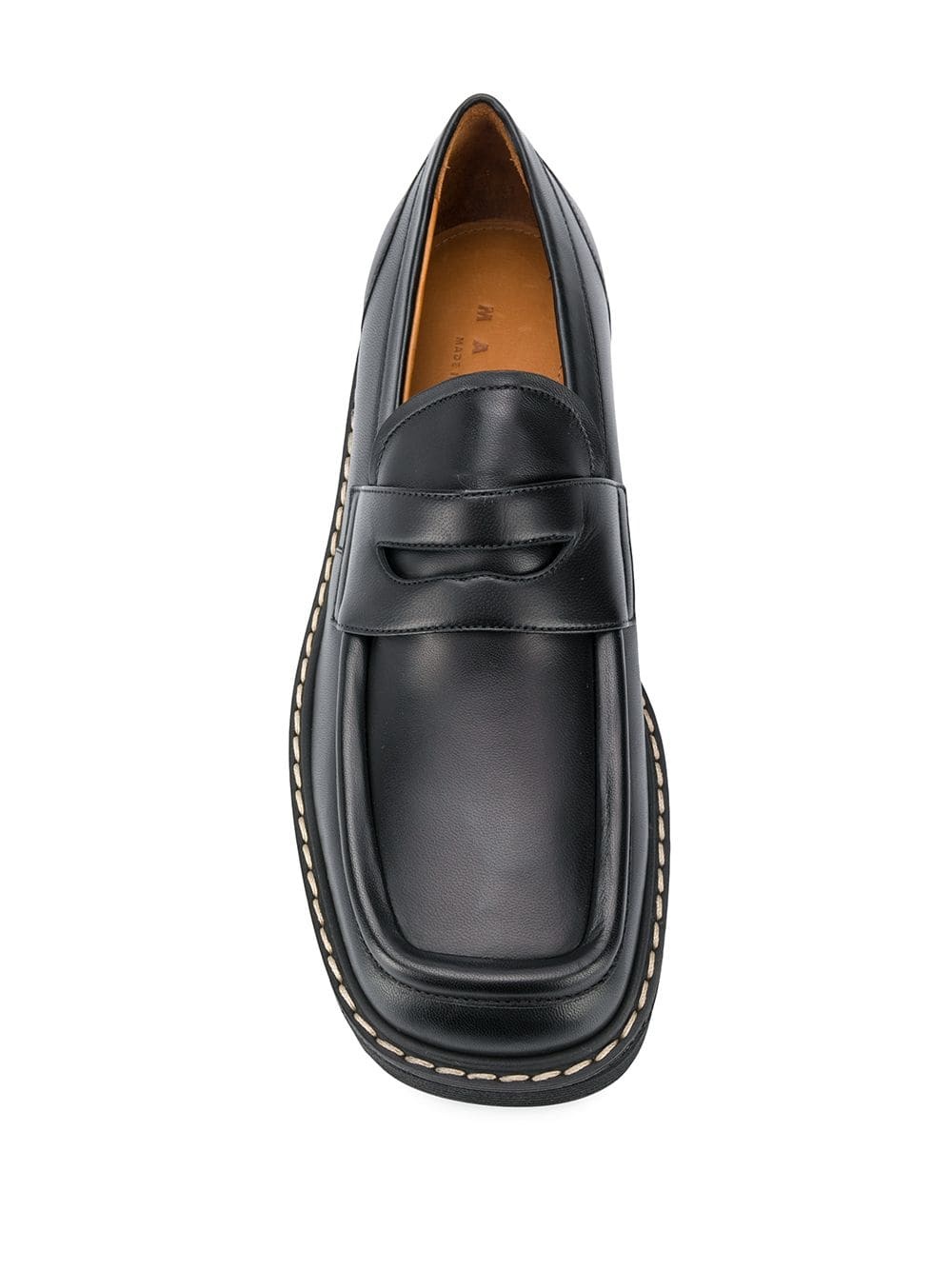 square toe loafers - 4