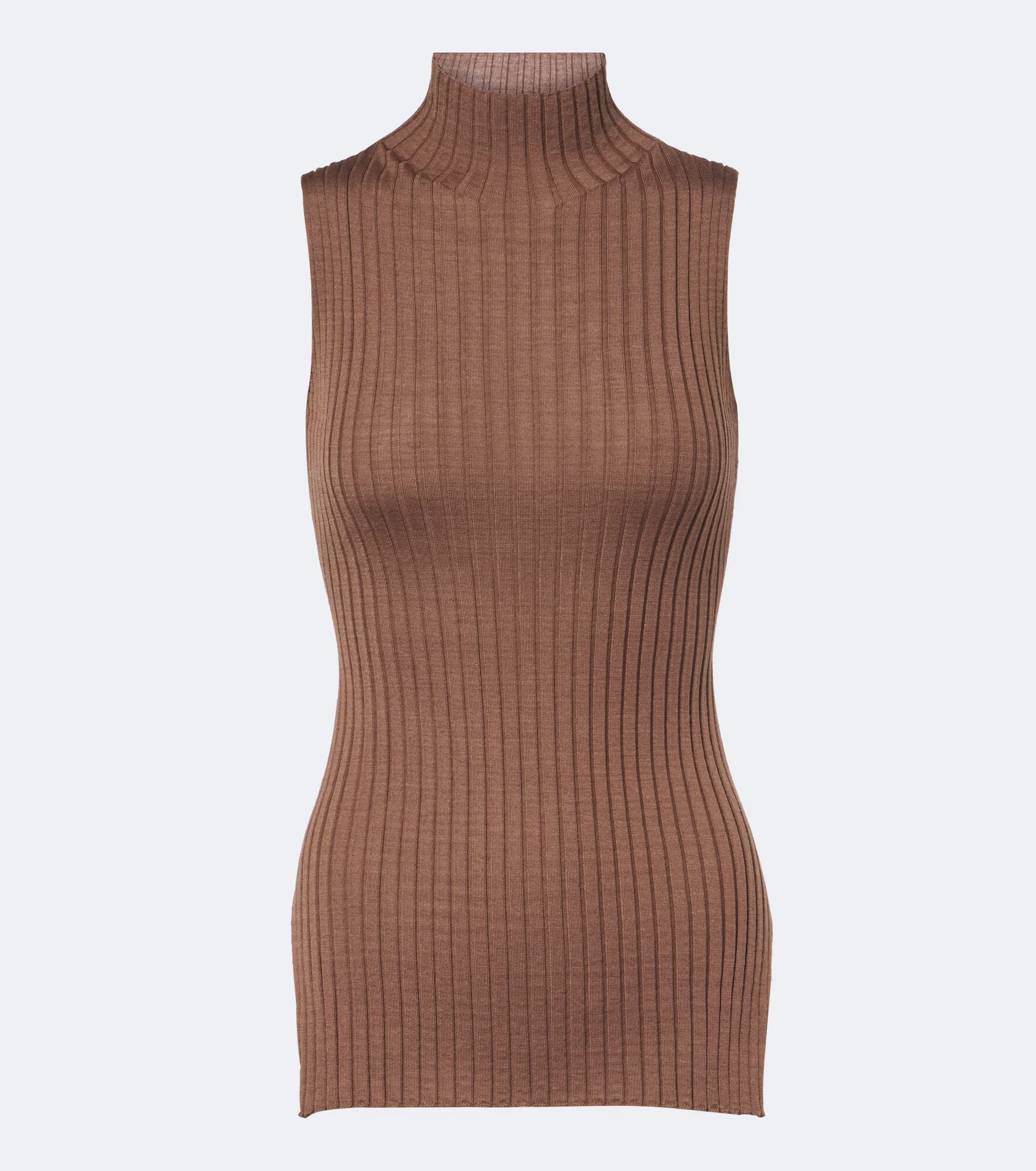Karla wool and silk turtleneck top - 1