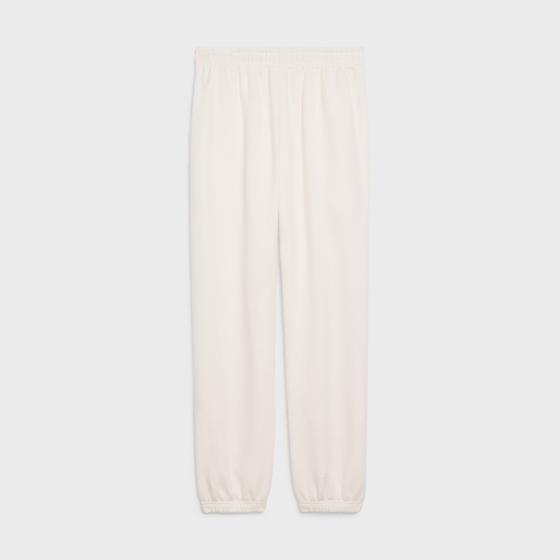 CELINE CELINE EMBROIDERED TRACK PANTS IN COTTON FLEECE outlook