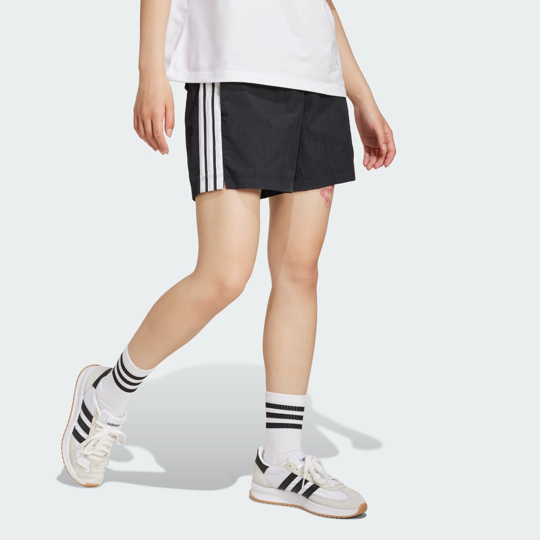 Essentials 3-Stripes Lifestyle Woven Shorts - 4