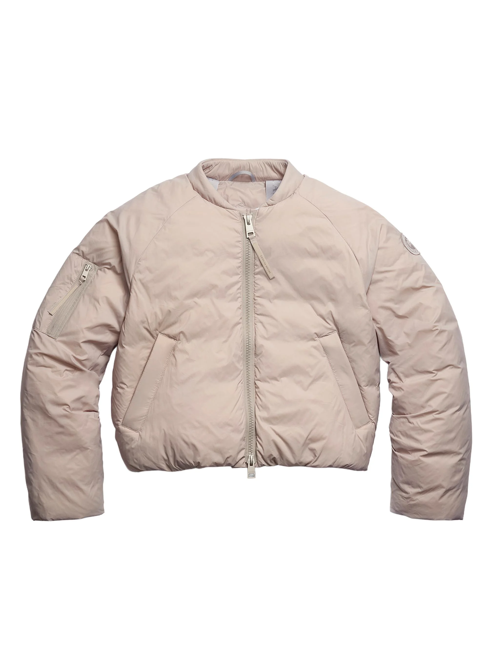 Women's Elba Puffer Bomber Jacket - Limestone Calcaire - 1