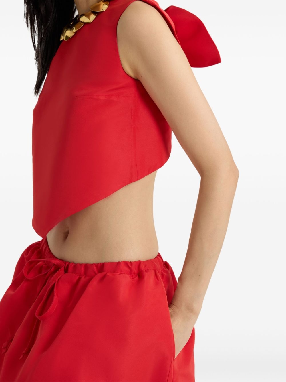 faille scarf top - 4