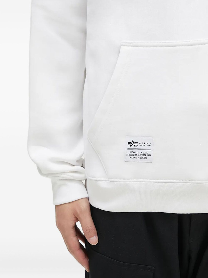 logo hooded hoodie 5