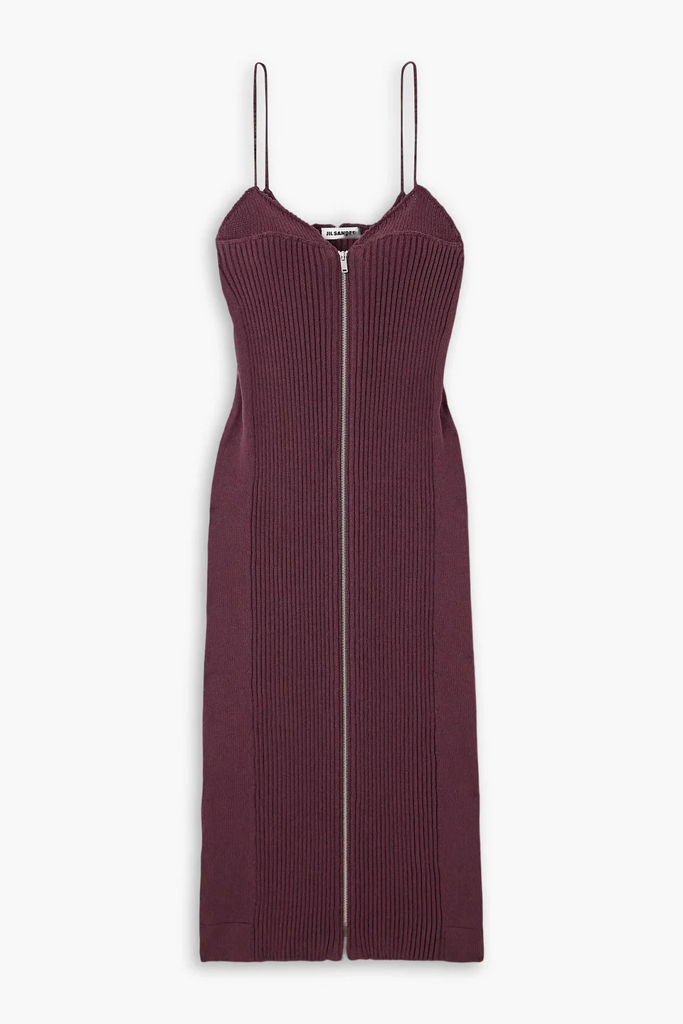 Ribbed cotton midi dress - 1