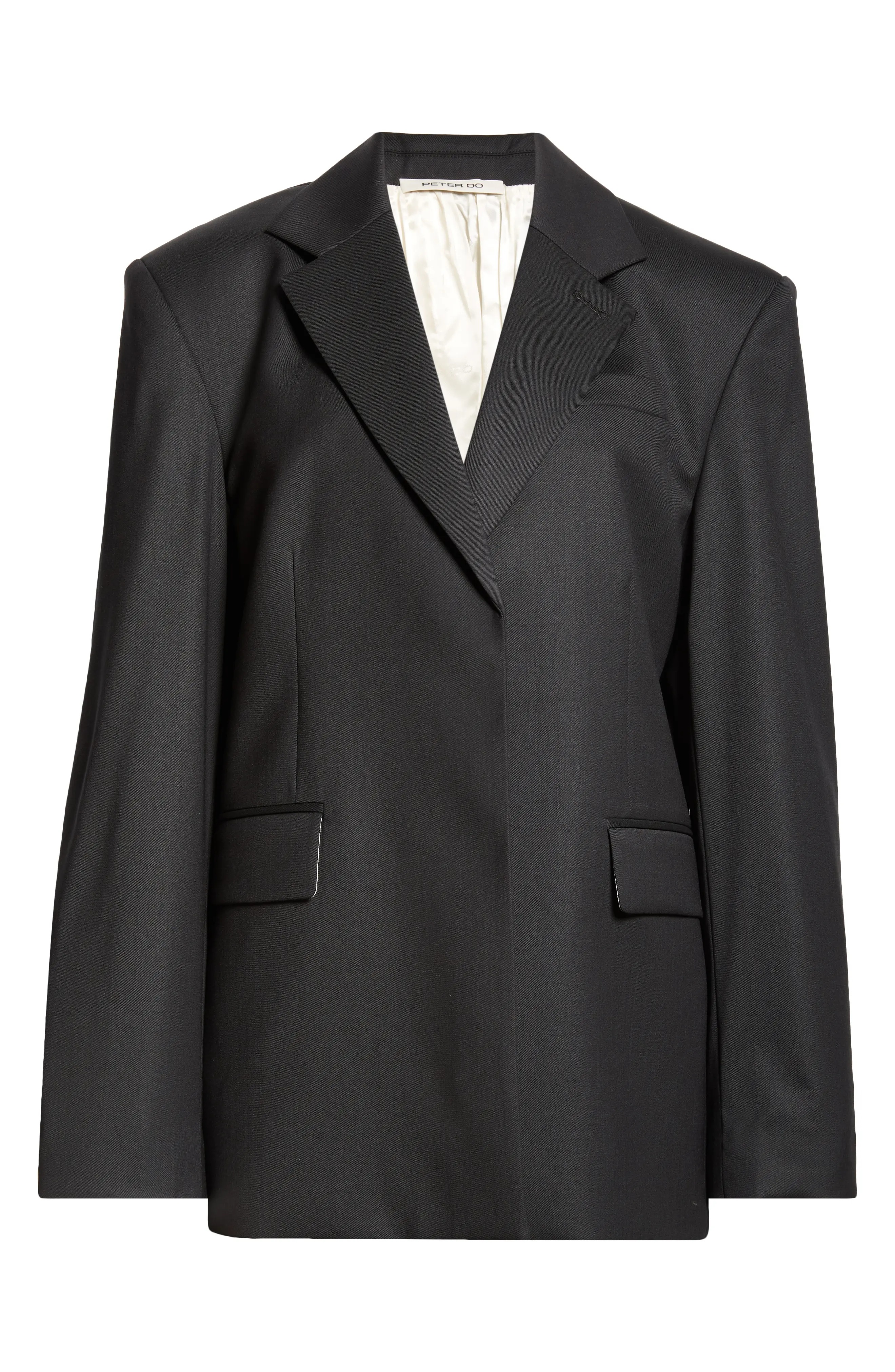 Classic Boxy Stretch Wool Blazer - 6