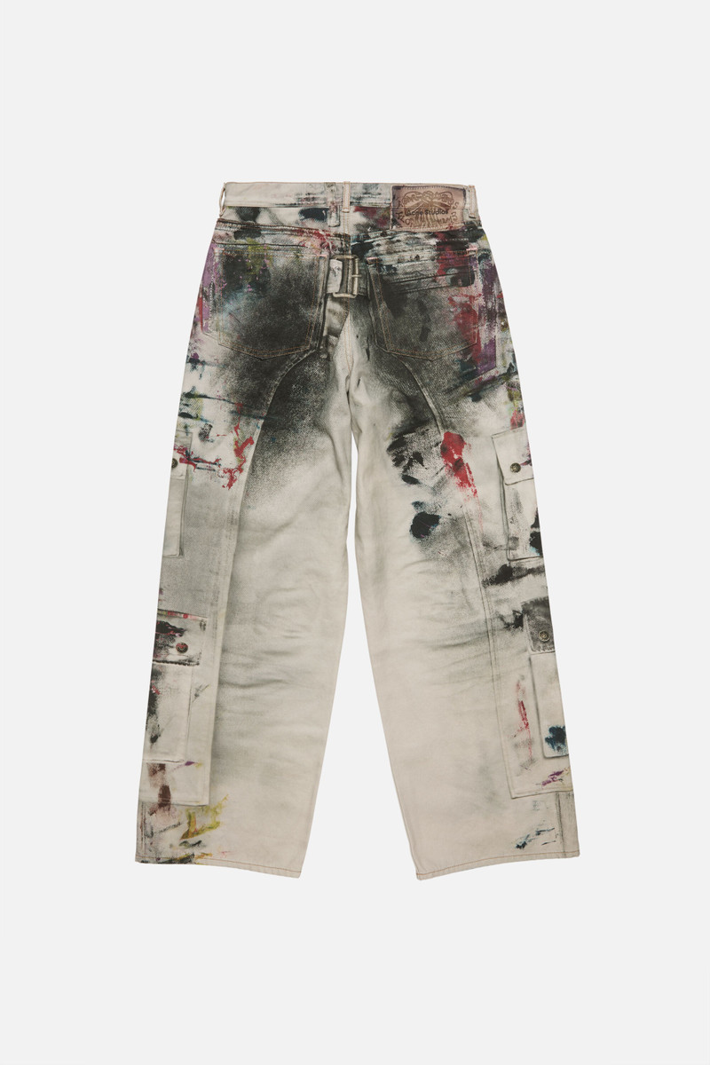 Baggy fit jeans - 1981 - White/multi 10