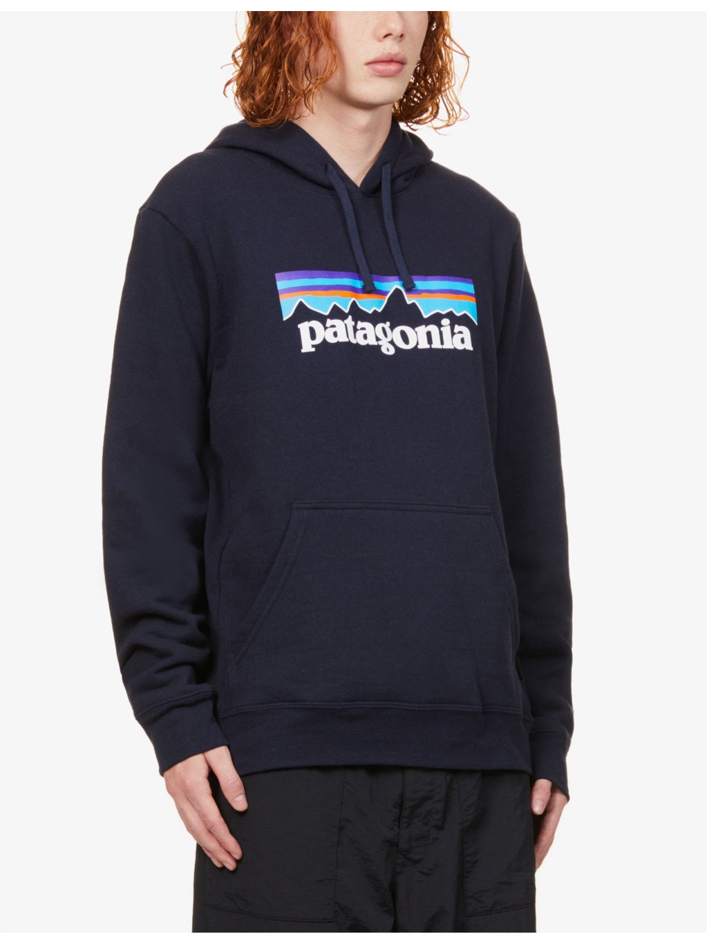 P-6 Uprisal brand-print recycled polyester and recycled cotton-blend hoody - 3
