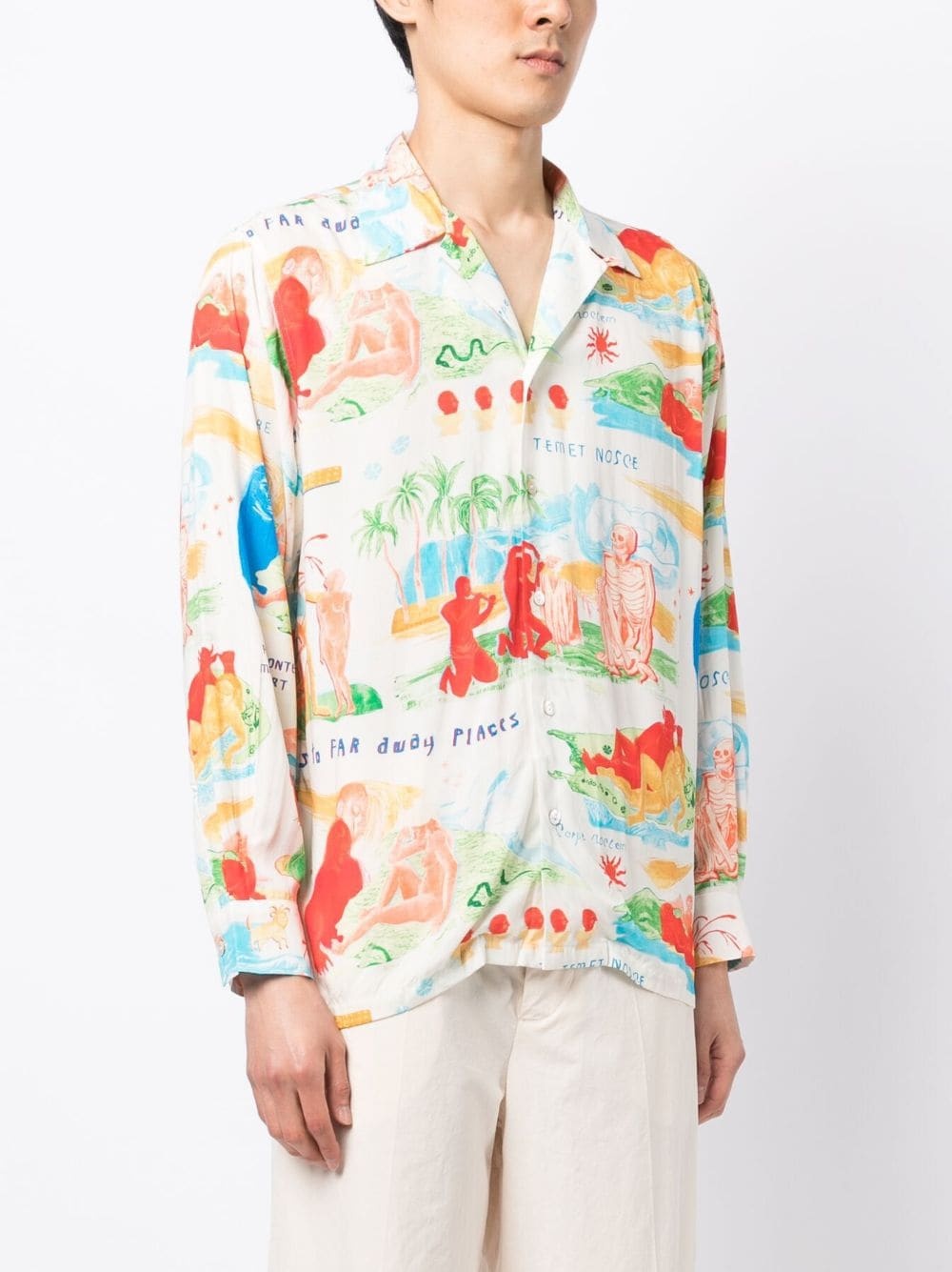 GRAPHIC-PRINT LONG-SLEEVE SHIRT - 2
