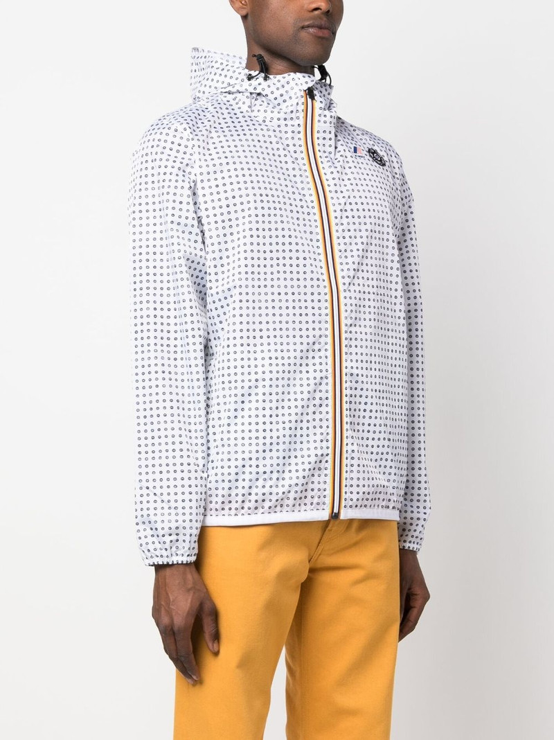x 10 CORSO COMO polka-print zipped jacket 4