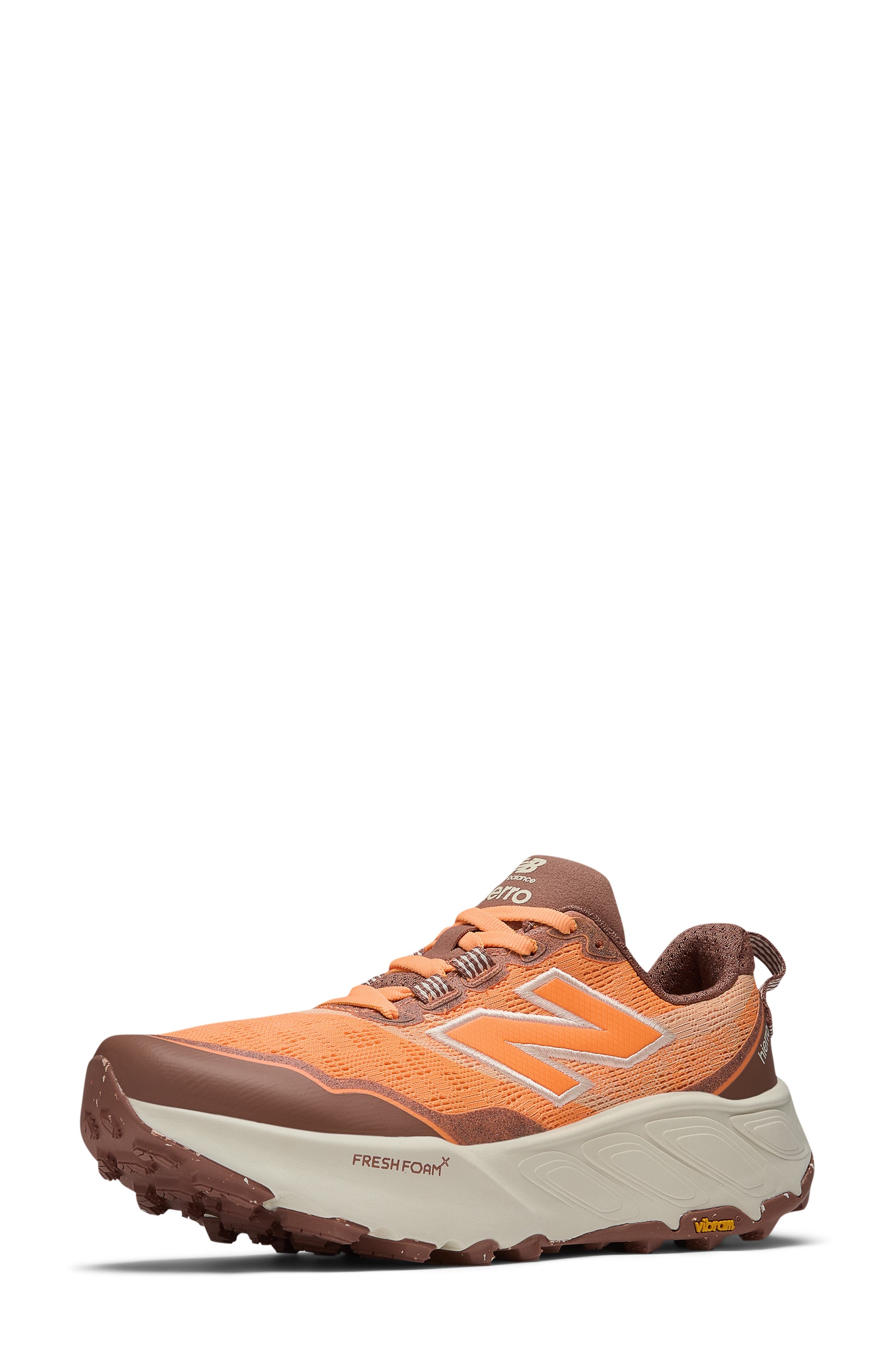 New Balance Fresh Foam X Hierro v9 Trail Running Shoe in Hot Mango/Peach Blossom at Nordstrom - 6