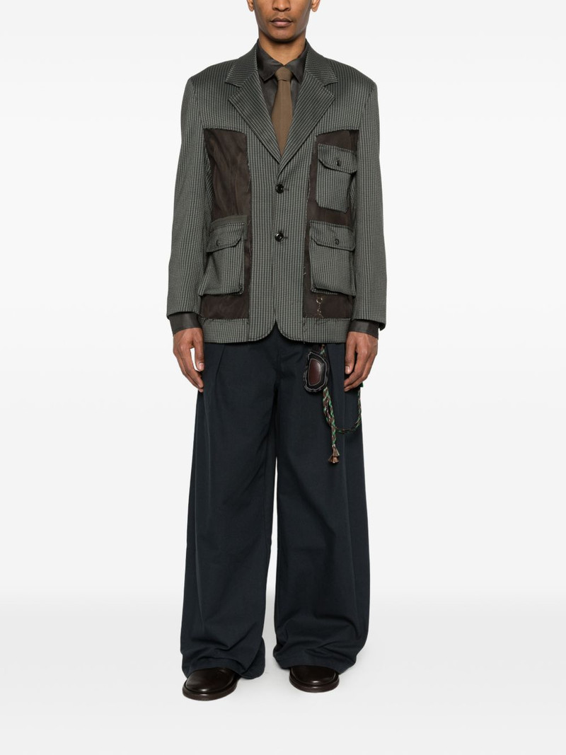 Andersson Bell sheer-panel blazer outlook