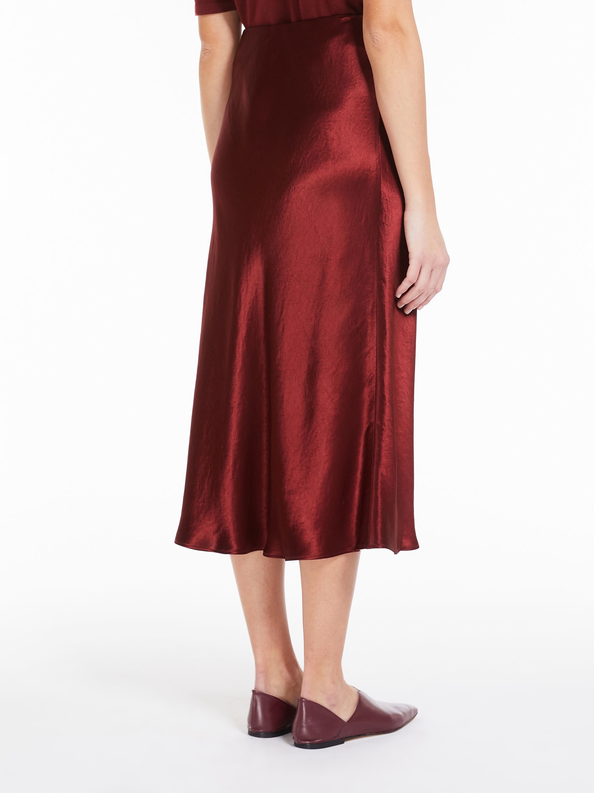 ALESSIO Satin skirt - 4