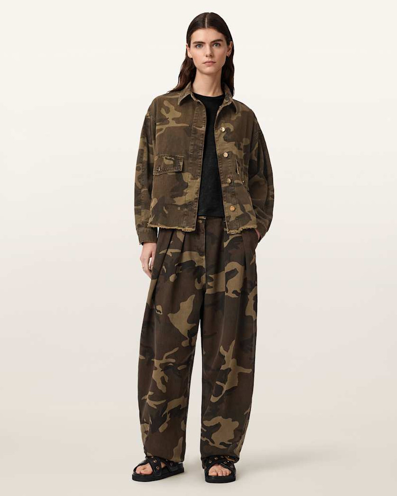 ALLSAINTS HETTIE OVERSIZED CAMO SHACKET outlook