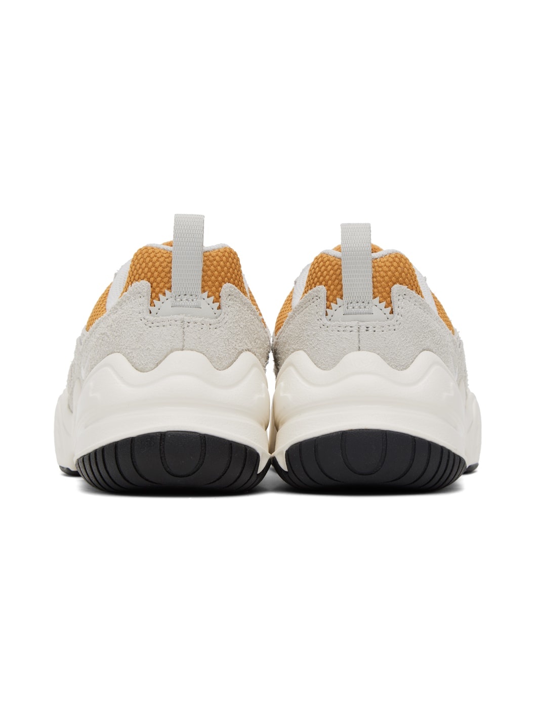 Gray & Orange Tech Hera Sneakers - 2