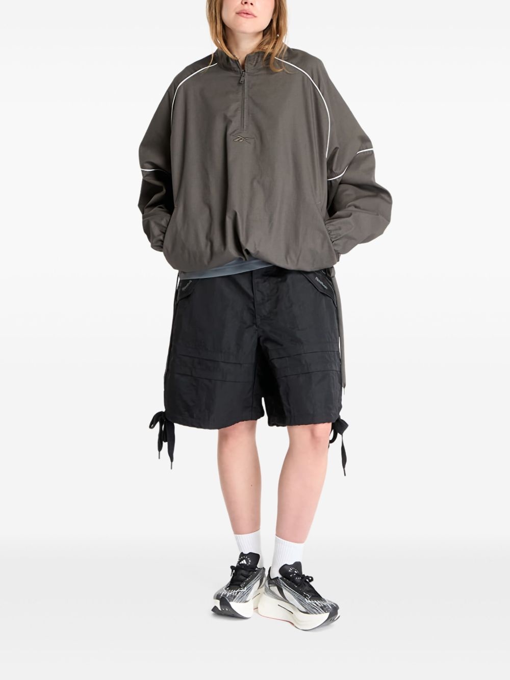 logo-print track jacket - 2