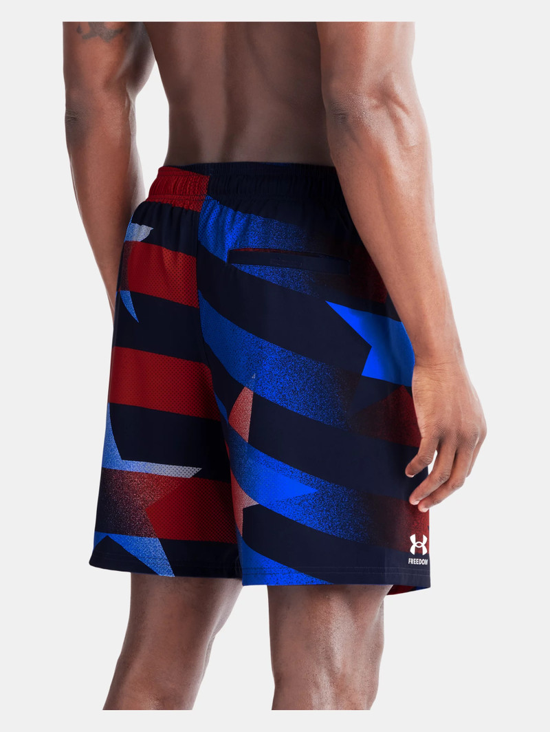 Men's UA Flag Streamer Swim Volley Shorts 4
