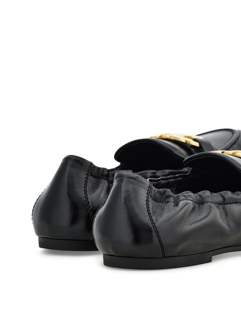 jodie metallic leather loafers 3