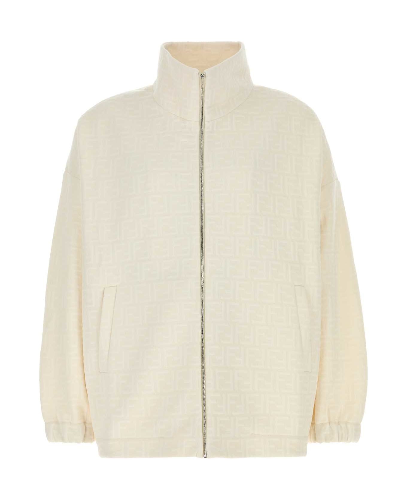 Ivory Polyester Blend Sweatshirt - 2