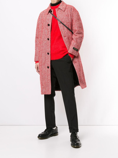 MSGM single-breasted coat outlook