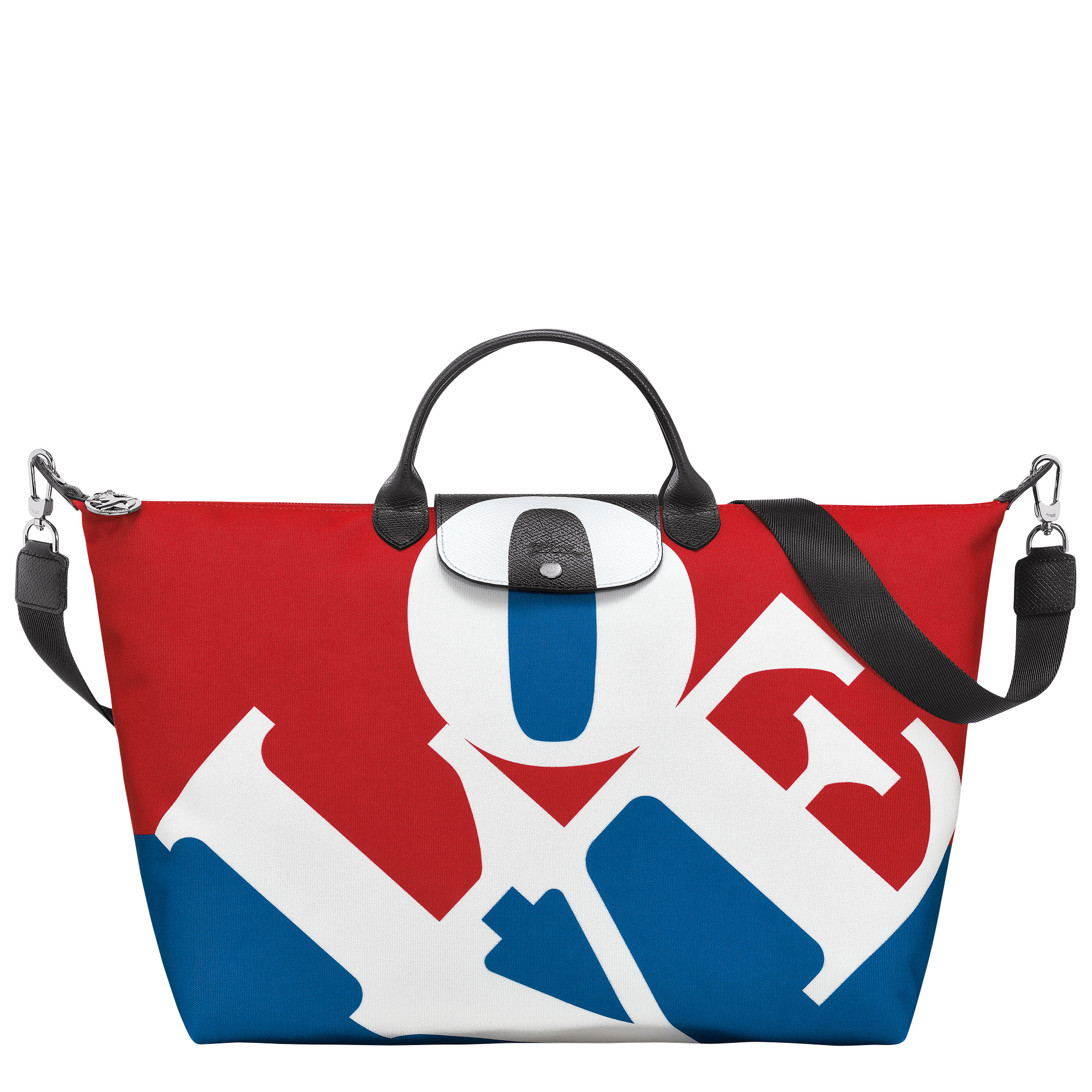 Longchamp x Robert Indiana Travel bag White - Canvas - 1