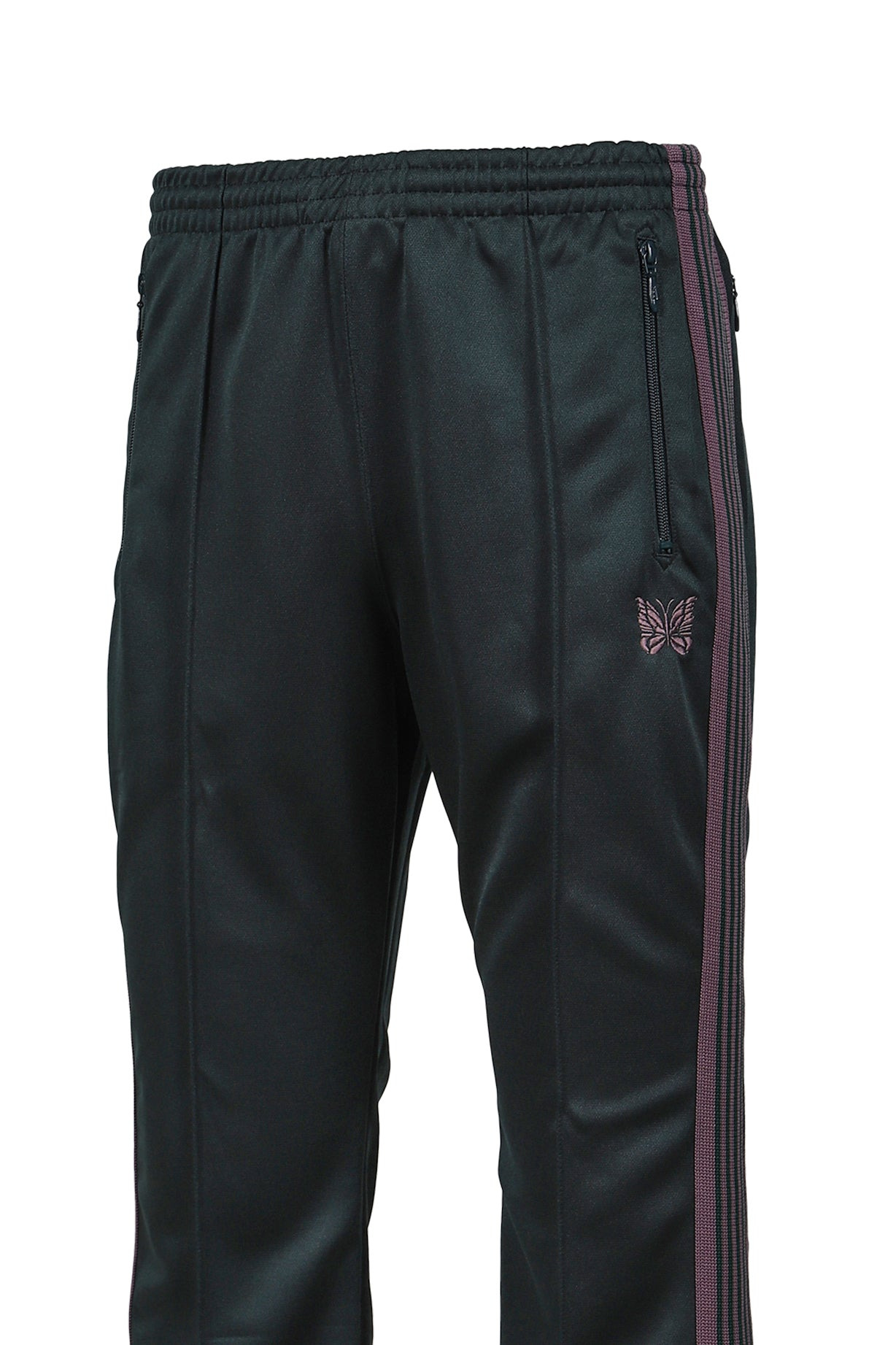 BOOT-CUT TRACK PANT - POLY SMOOTH / GRN - 10