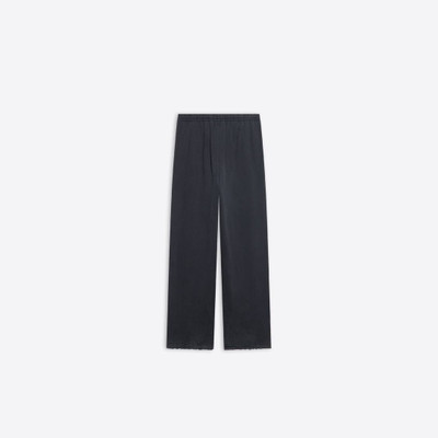 BALENCIAGA Women's Political Campaign Jogging Pants in Black outlook