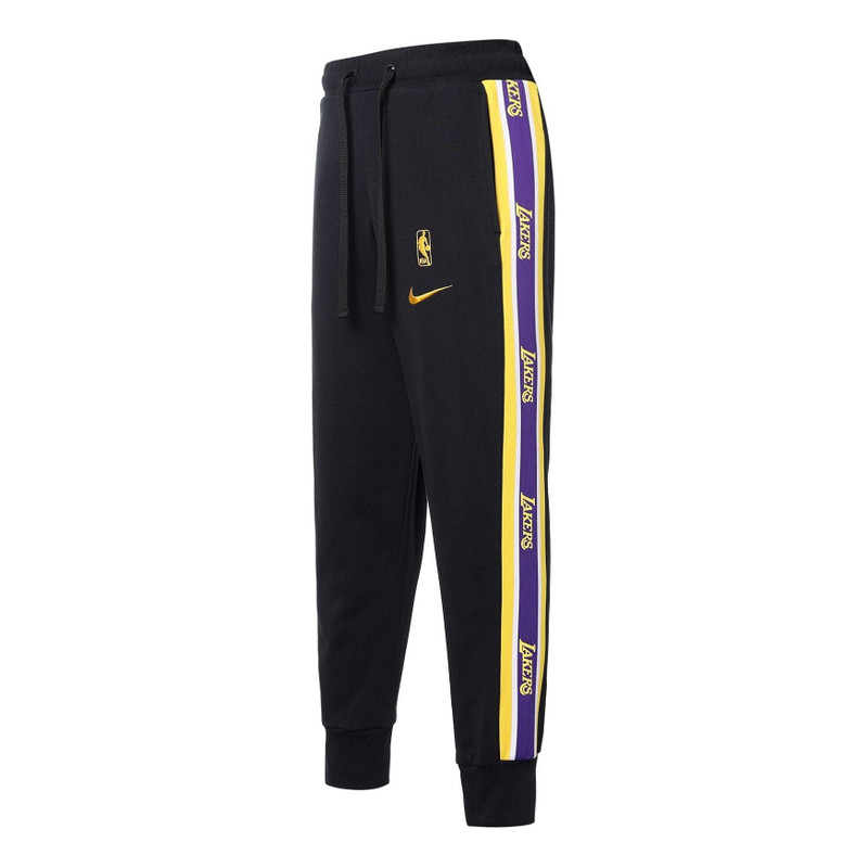 Nike NBA Los Angeles Lakers Basketball Small Sports Long Pants Black CJ7125-010 - 1