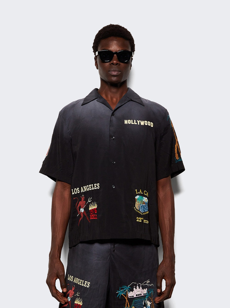 AMIRI Sinners Camp Shirt Black outlook