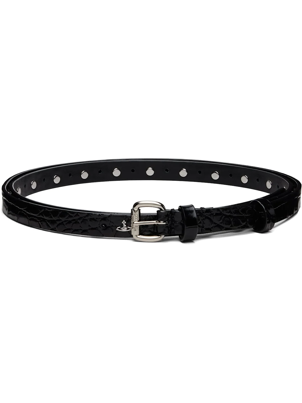 Black Mini Alex Orb Stud Belt - 1