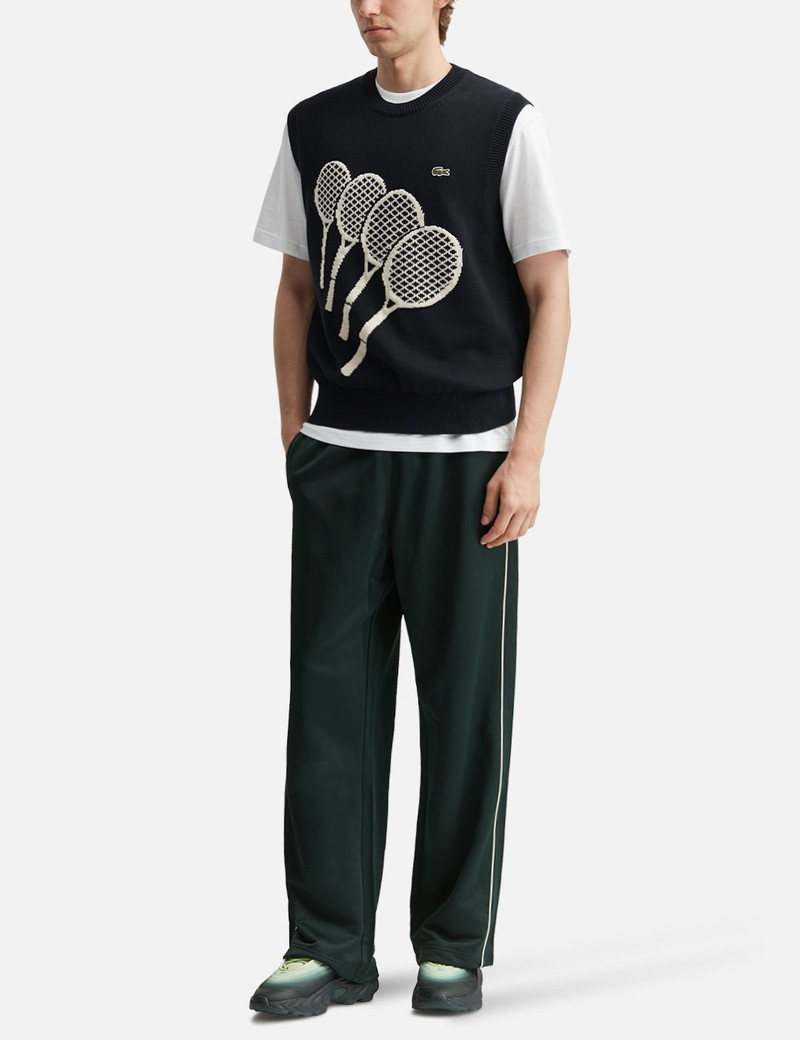 LACOSTE COTTON JACQUARD SWEATER VEST outlook