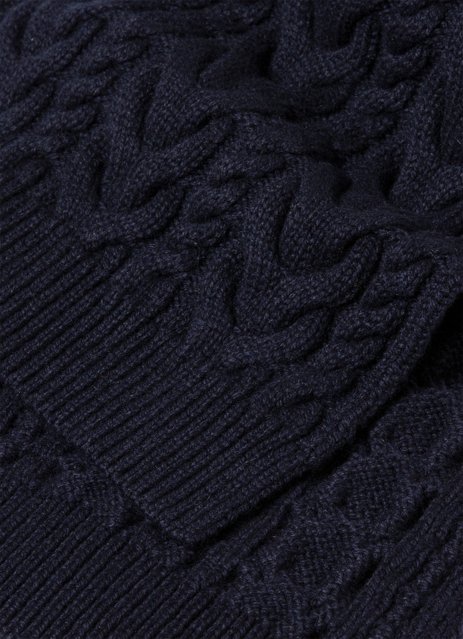 Cashmere Cable Scarf - 2