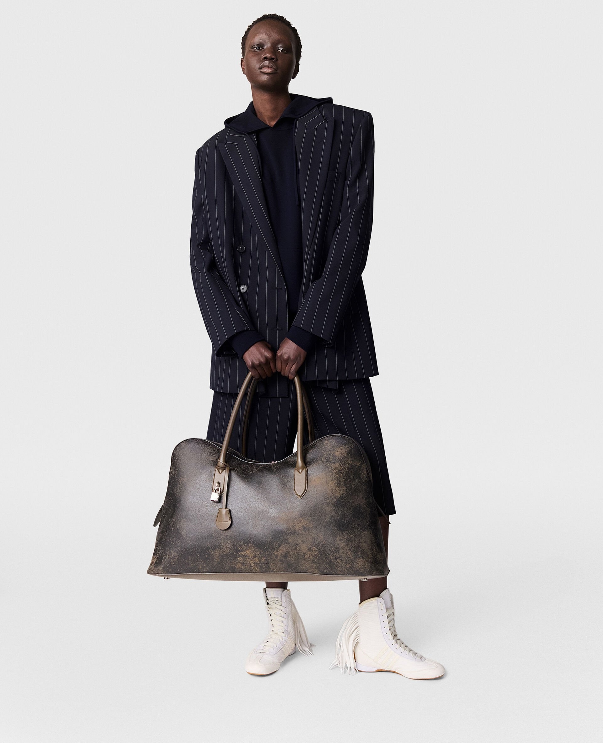 Oversized Double-Breasted Blazer - 7
