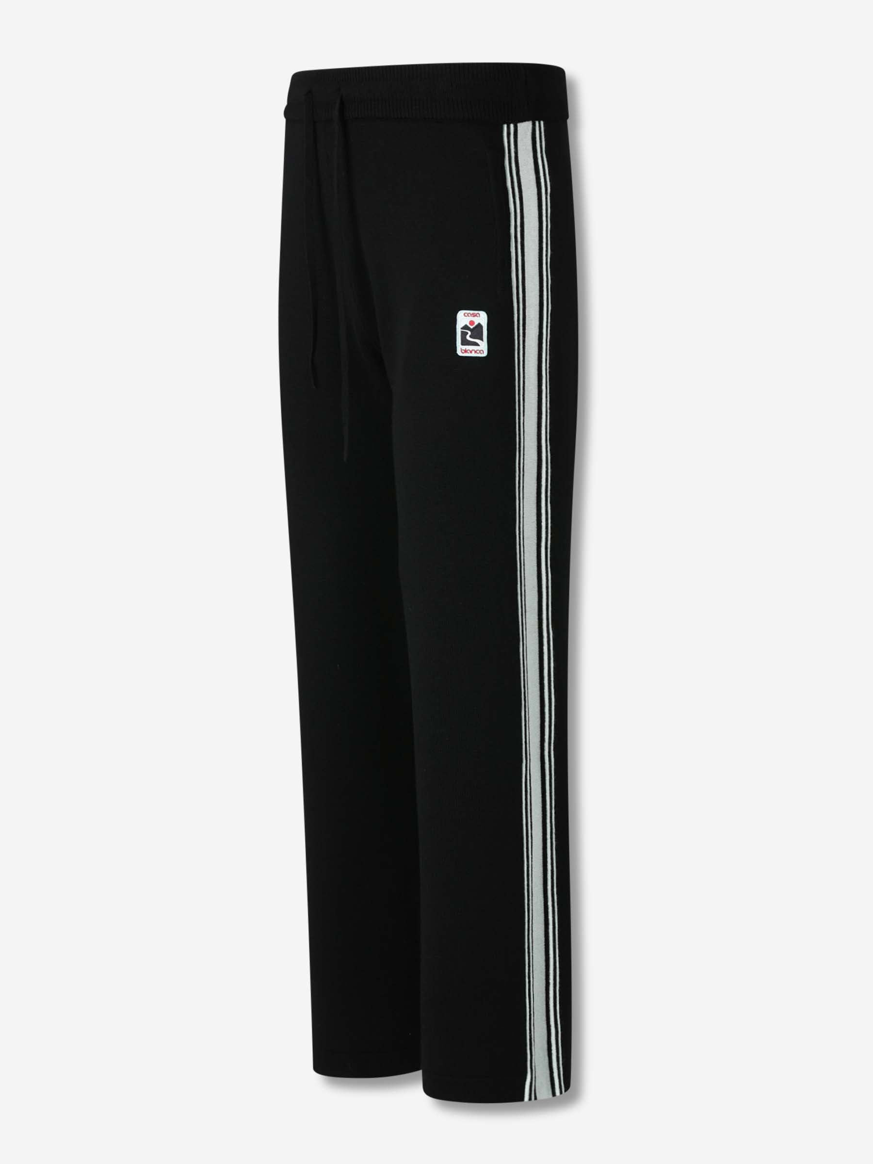 MERINO WOOL KNIT TROUSERS - 4