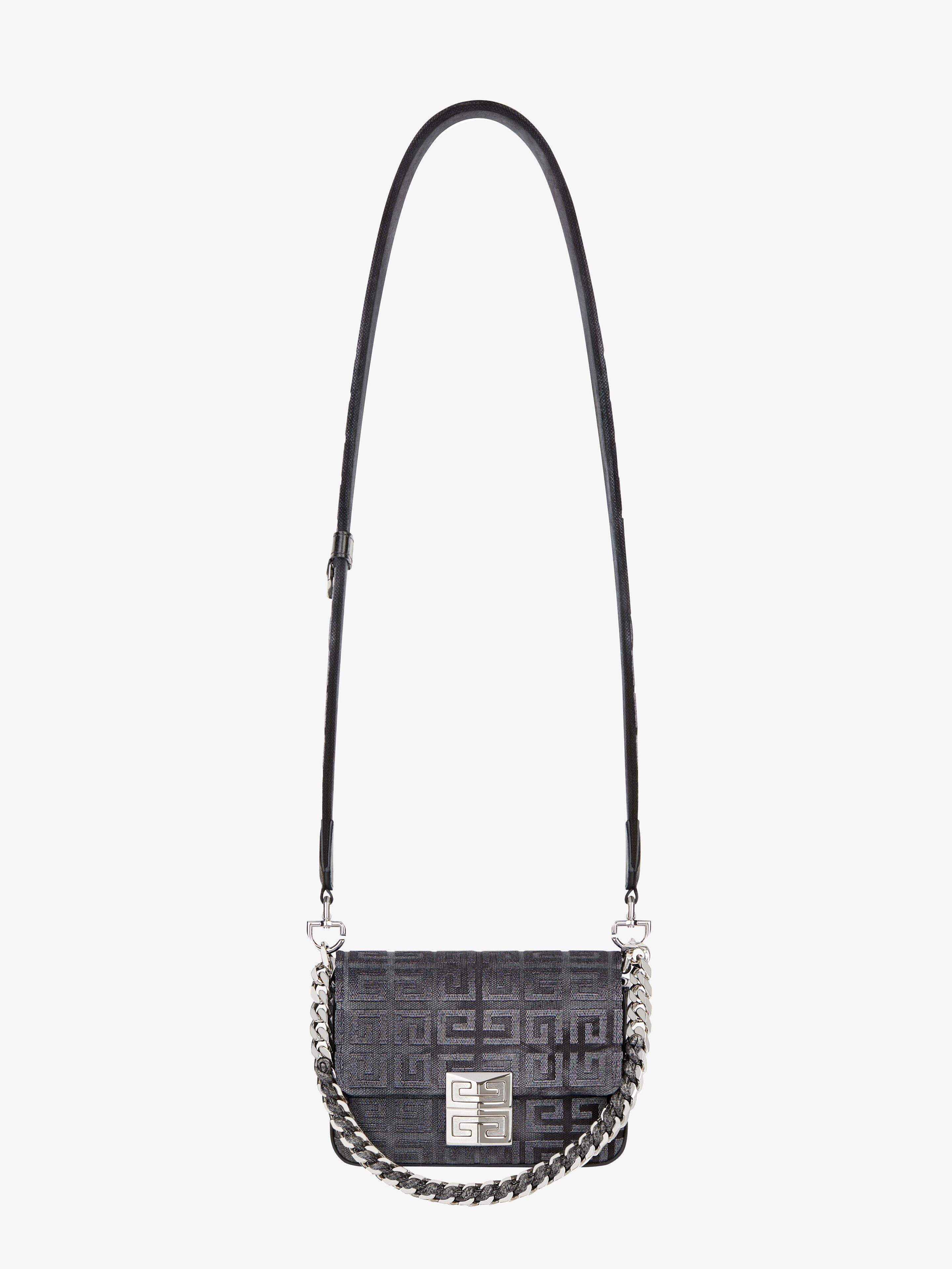 SMALL 4G BAG IN LUREX EMBROIDERY WITH CHAIN - 3