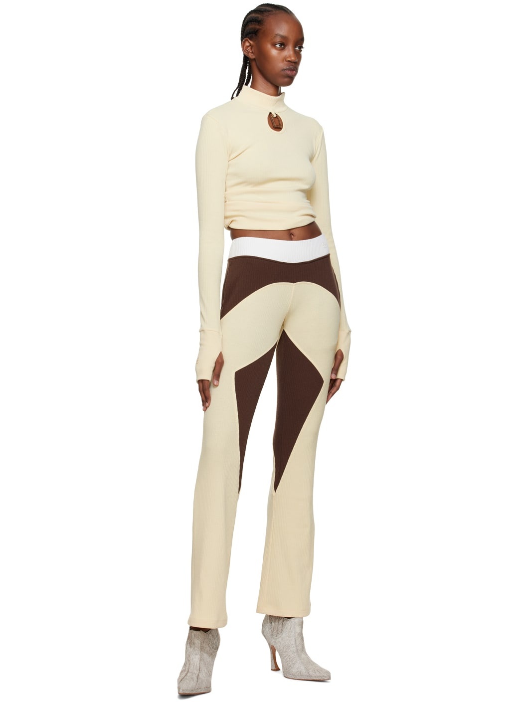 Yellow Mosaic Lounge Pants - 4