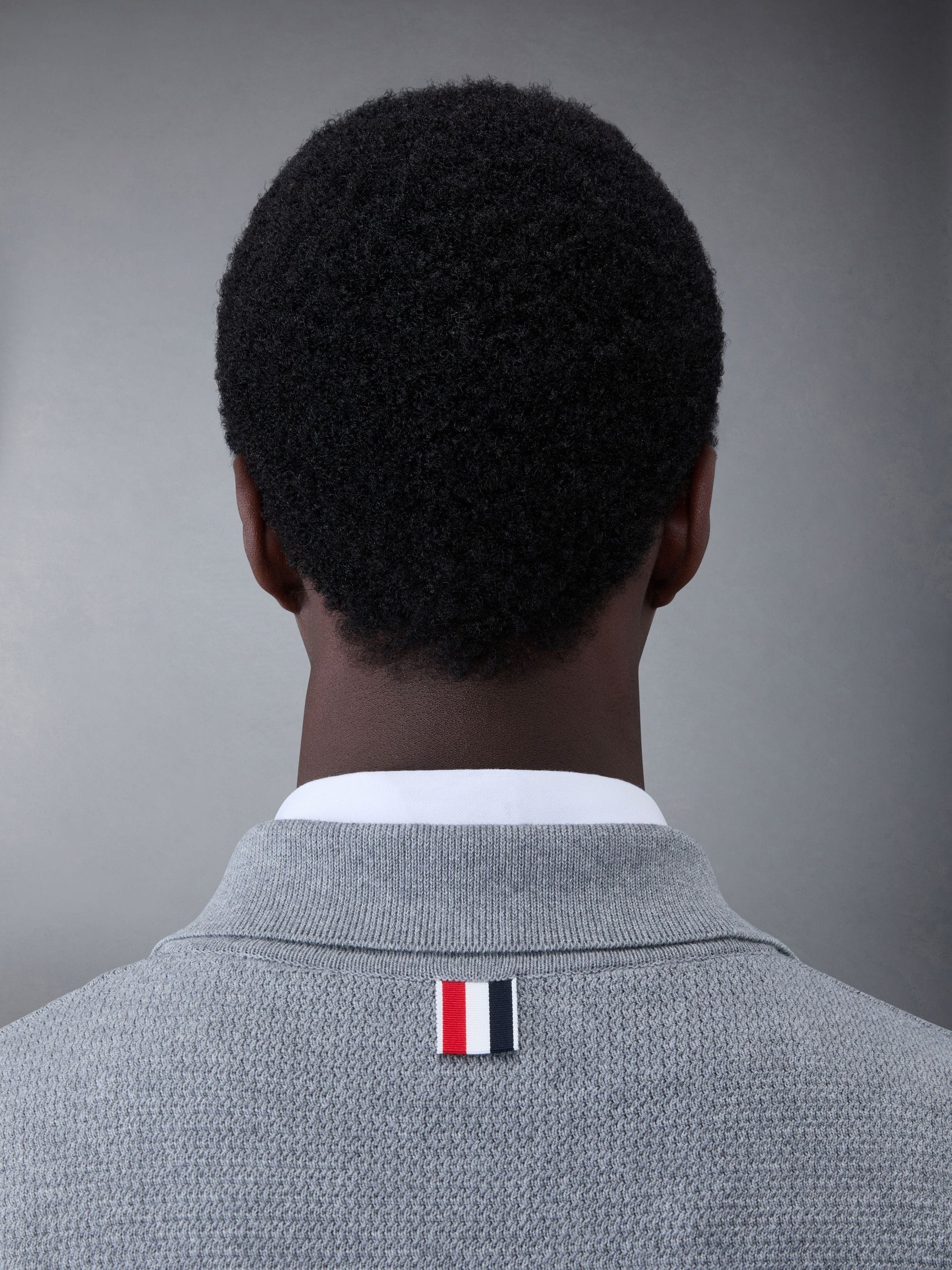 Textured Cotton Back Stripe Bomber Jacket - 4