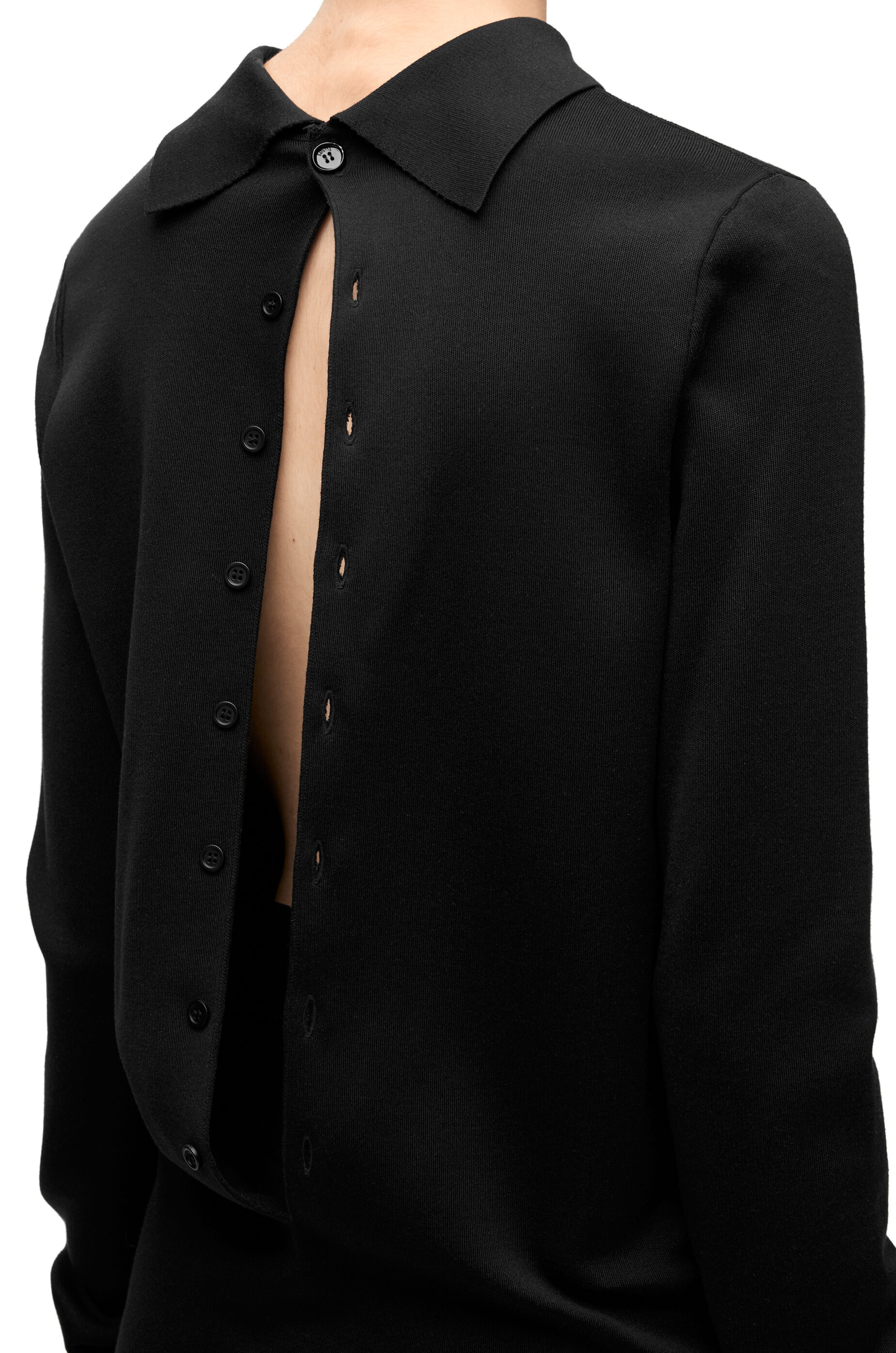 Back to front sweater in silk - 7