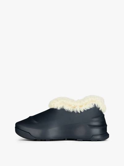 Givenchy MONUMENTAL MALLOW SHOES IN RUBBER AND SHEARLING outlook